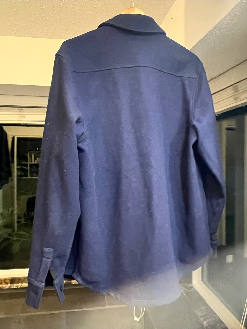 Worth Navy Button-Front Utility Jacket - Picture 7 of 7